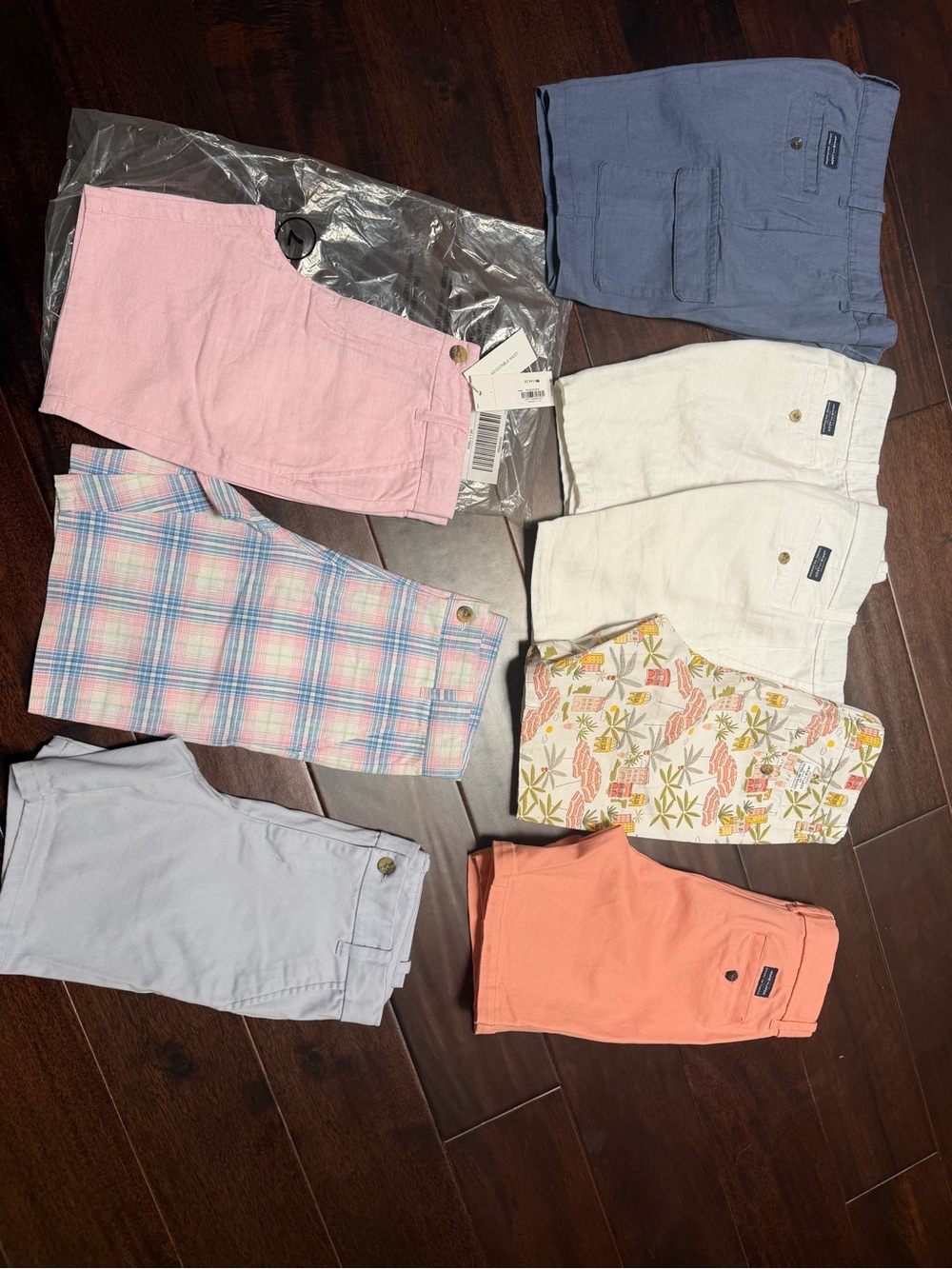 Janie and Jack 8 boys shorts, 1 New w tag, 4 new w/o tag, 3 slightly used size 7